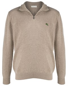 Пуловер с вышитым логотипом Etro