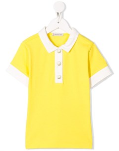 Двухцветная рубашка поло Moncler enfant
