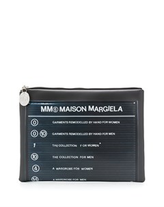 Клатч с логотипом Mm6 maison margiela