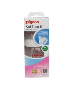 Бутылочка для Кормления Перистальтик Плюс с Широким Горлом PP 160 мл Pigeon