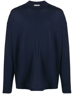 Пуловер оверсайз с круглым вырезом Jil sander