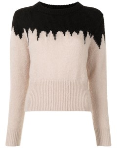 Двухцветный свитер Snowbird Cynthia rowley