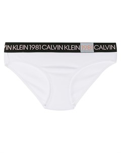 Трусы брифы с логотипом на поясе Calvin klein underwear