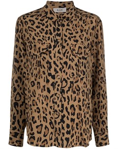 Рубашка с длинными рукавами и леопардовым принтом Blazé milano