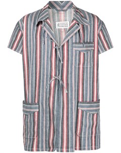 Полосатая рубашка с завязками Maison margiela