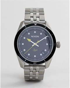 Серебристые часы браслет A1237 Bullet 42 Nixon