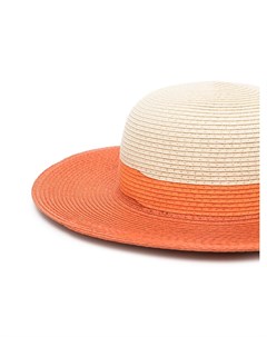 Двухцветная шляпа с широкими полями Molo