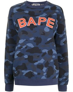 Толстовка с логотипом и камуфляжным узором A bathing ape®