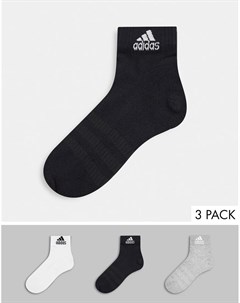 Набор из 3 пар носков до щиколотки разных цветов adidas Training Adidas performance