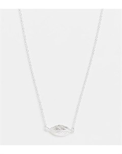 Ожерелье из стерлингового серебра с подвеской в виде пера Kingsley ryan curve