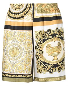 Короткие шорты с принтом Barocco Mosaic Versace