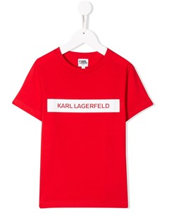 Футболка с логотипом Karl Logo Karl lagerfeld kids