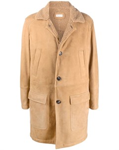 Однобортное пальто средней длины Brunello cucinelli