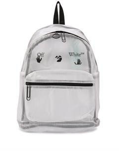 Матовый рюкзак с логотипом Off-white