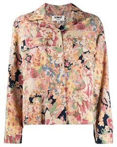 Рубашка с карманами и цветочным принтом Ymc