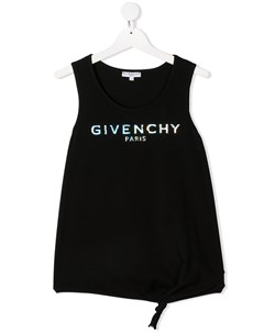 Топ без рукавов с логотипом Givenchy kids