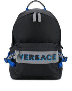 Рюкзак с тисненым логотипом Versace