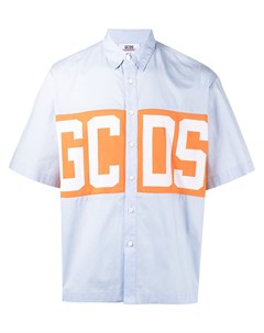 Рубашка с короткими рукавами и логотипом Gcds