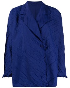 Двубортный пиджак со складками Issey miyake
