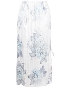 Плиссированная юбка с цветочным принтом Acne studios