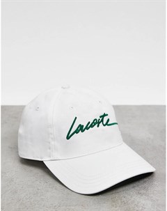 Кепка с рукописным логотипом Lacoste