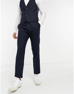 Костюмные брюки узкого кроя из фактурной шерсти Gianni feraud