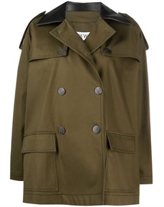 Короткое двубортное пальто Loewe