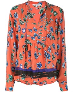 Блузка с расклешенным подолом и цветочным принтом Derek lam 10 crosby