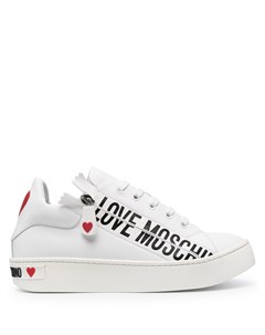 Кроссовки на молнии с логотипом Love moschino