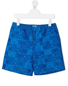 Плавки шорты Teddy Bear с логотипом Moschino kids