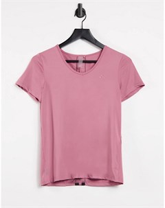 Розовая спортивная футболка с короткими рукавами и V образным вырезом Bako Only play