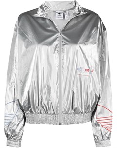 Куртка Adicolor Tricolor с эффектом металлик Adidas