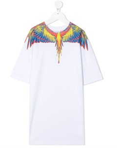 Платье футболка с принтом Wings Marcelo burlon county of milan kids