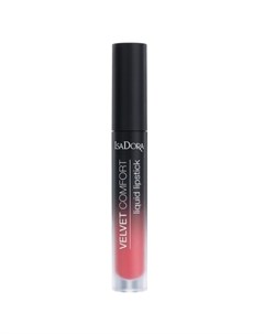 Помада Velvet Comfort Liquid Lipstick 74 Жидкая Матовая Устойчивая 4 мл Isadora