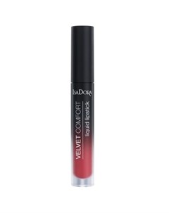 Помада Velvet Comfort Liquid Lipstick 72 Жидкая Матовая Устойчивая 4 мл Isadora
