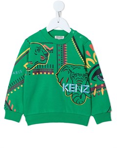 Джемпер с вышитым логотипом Kenzo kids