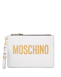 Клатч с логотипом Moschino