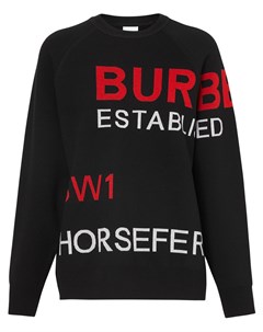 Свитер Horseferry вязки интарсия Burberry