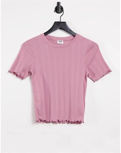 Розовая ажурная футболка Cotton On Cotton:on