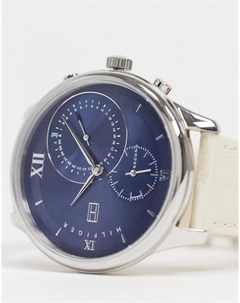 Часы с синим циферблатом Tommy hilfiger