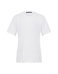 Белая футболка из хлопка Acne studios