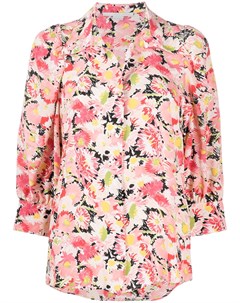 Блузка с укороченными рукавами и цветочным принтом Stella mccartney