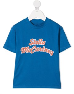 Футболка оверсайз с логотипом Stella mccartney kids