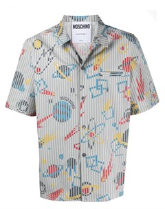 Рубашка с принтом Moschino