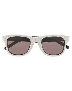 Солнцезащитные очки в квадратной оправе с блестками Saint laurent eyewear