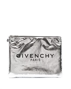 Клатч с эффектом металлик Givenchy