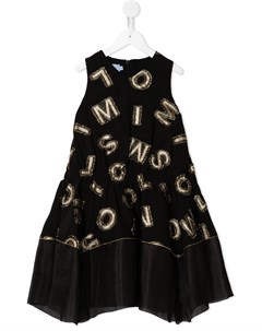 Платье без рукавов с нашивкой логотипом Mimisol