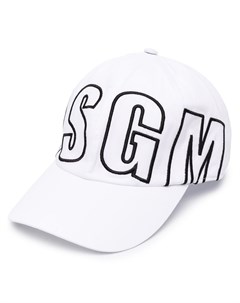 Бейсболка с вышитым логотипом Msgm