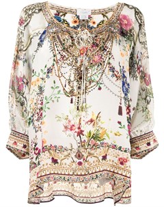 Блузка с длинными рукавами и цветочным принтом Camilla