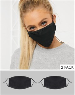 Эксклюзивный набор из 2 черных масок для лица Designb london